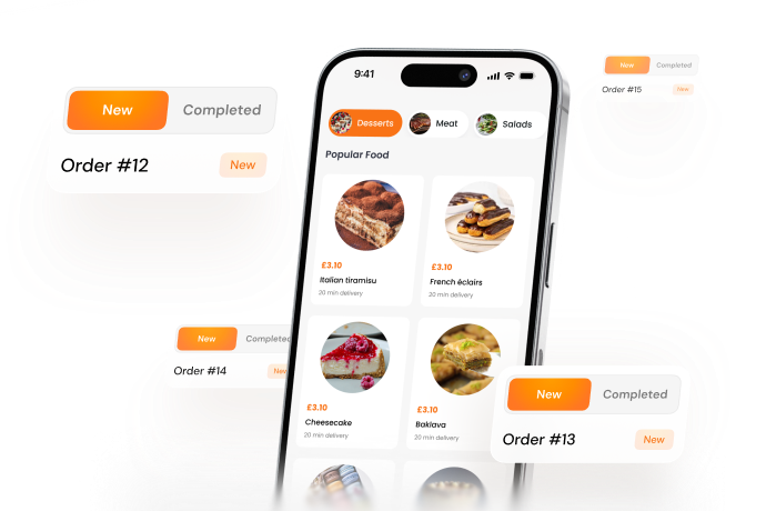 Customers ordering on the VoiceMenu app